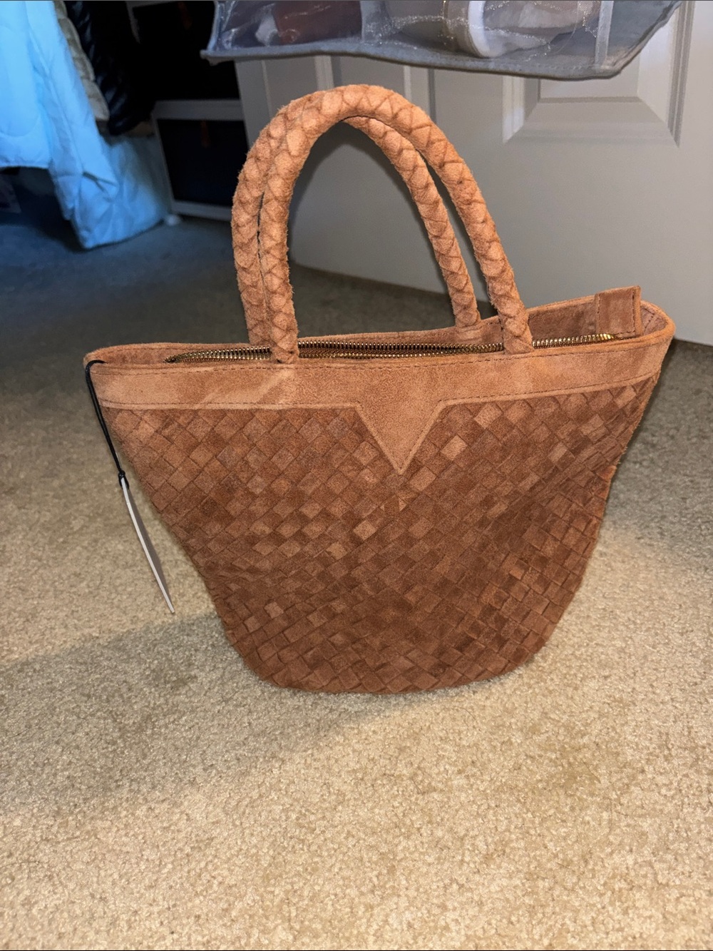Jenn Lee Suede Crossbody